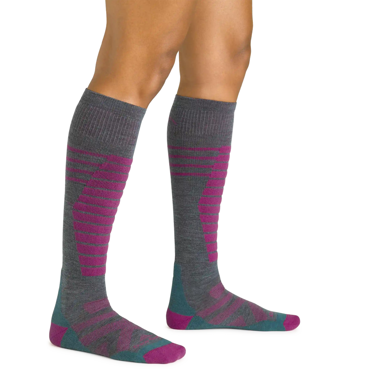 Women's Edge Over-the-Calf  Midweight Ski & Snowboard Sock-Last Chance